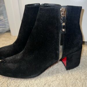Christian Louboutin Black Booties